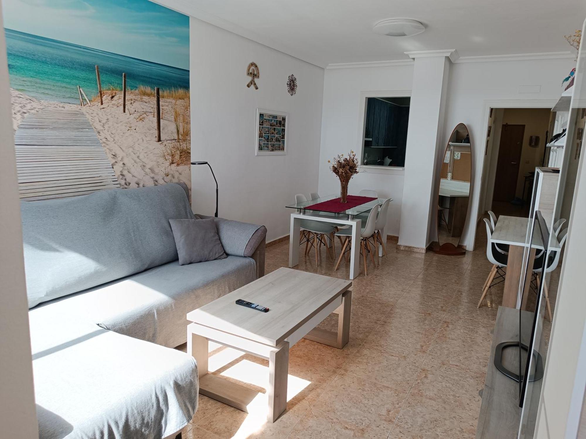 Piso Primera Linea Playa Almeria Exterior photo